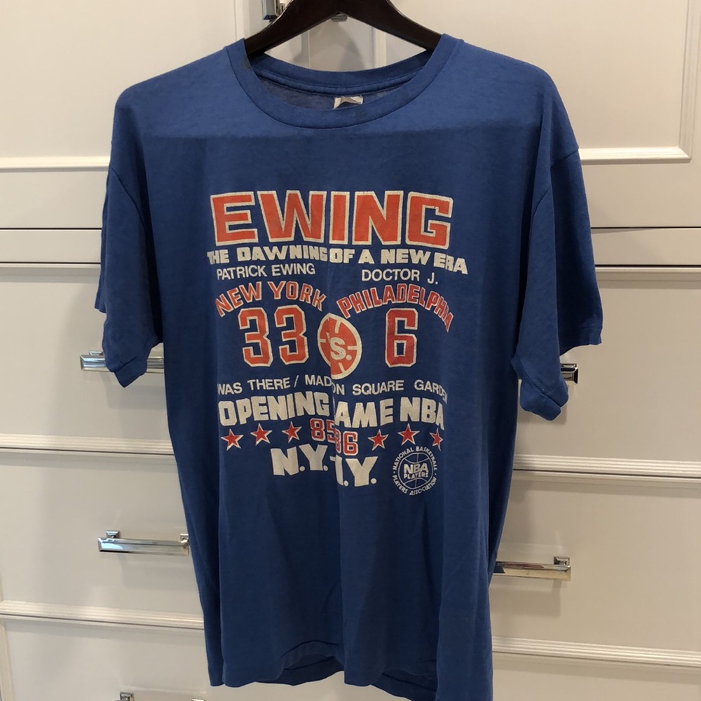 Vintage Patrick Ewing vs Doctor J T-shirt